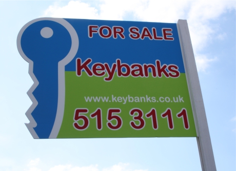 Custom Shaped Estate Agent Signs