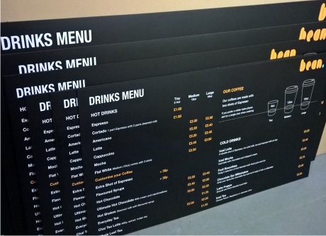 Menu Signs
